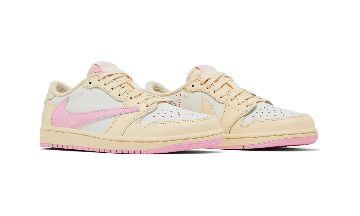Travis Scott x Air Jordan 1 Retro Low OG 'Shy Pink' - Guerdon Kicks -