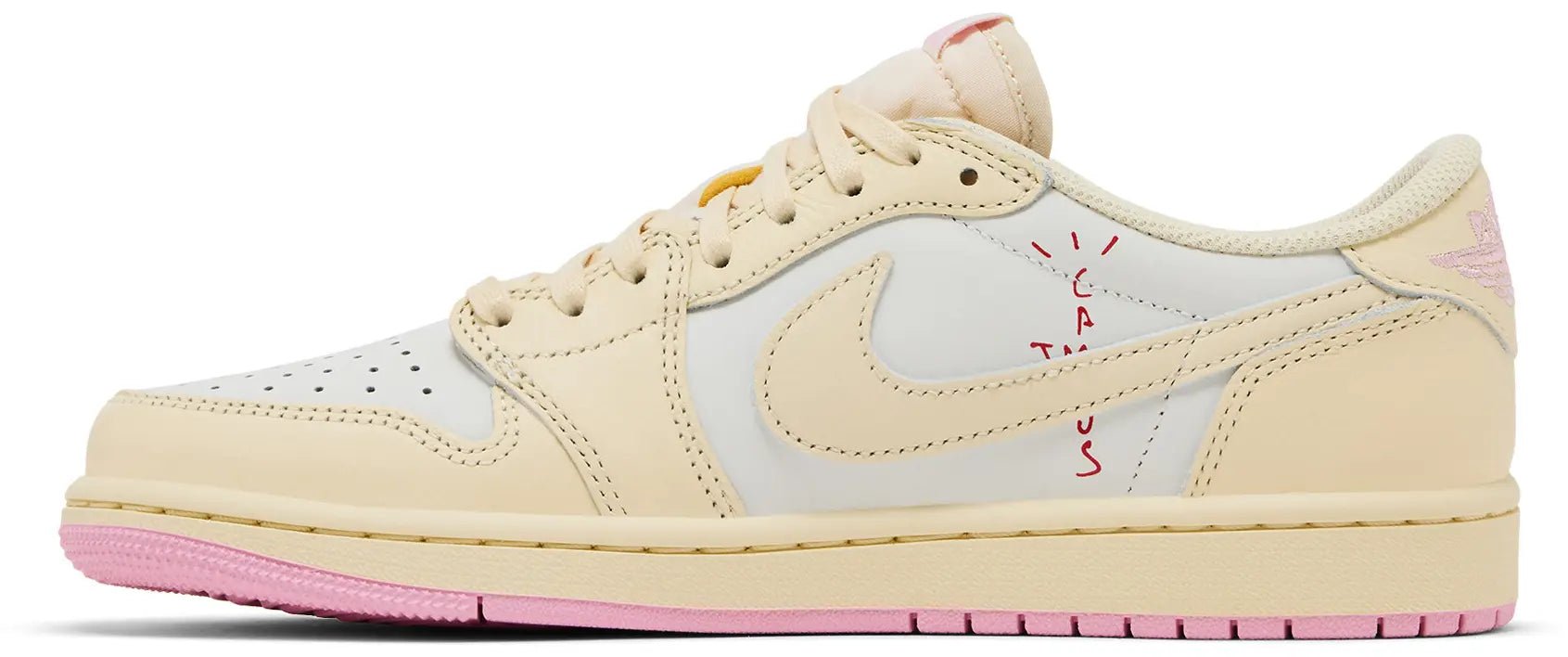 Travis Scott x Air Jordan 1 Retro Low OG 'Shy Pink' - Guerdon Kicks -