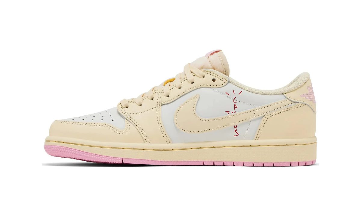Travis Scott x Air Jordan 1 Retro Low OG 'Shy Pink' - Guerdon Kicks -