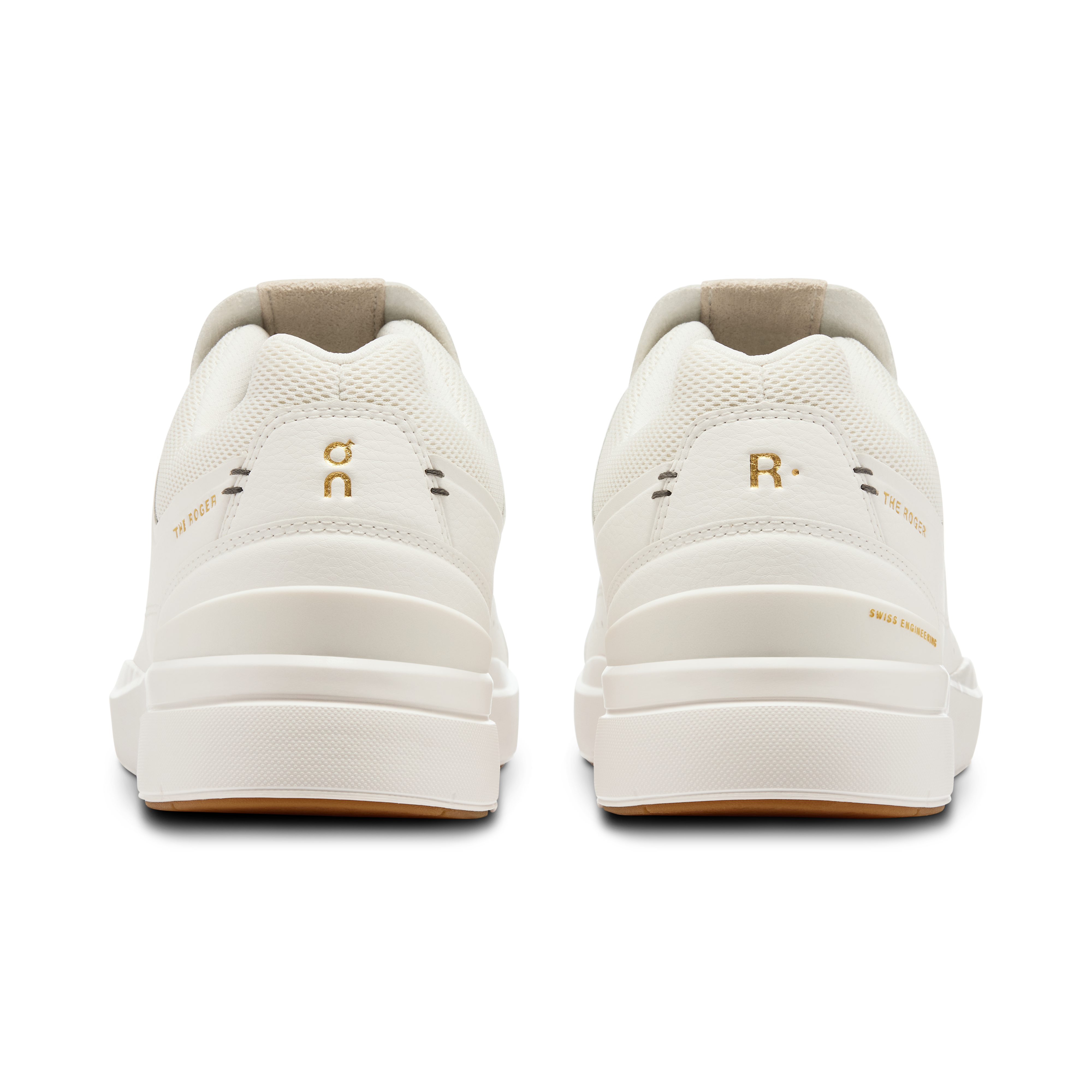 On The Roger Centre Court White Gum Grey Stitch