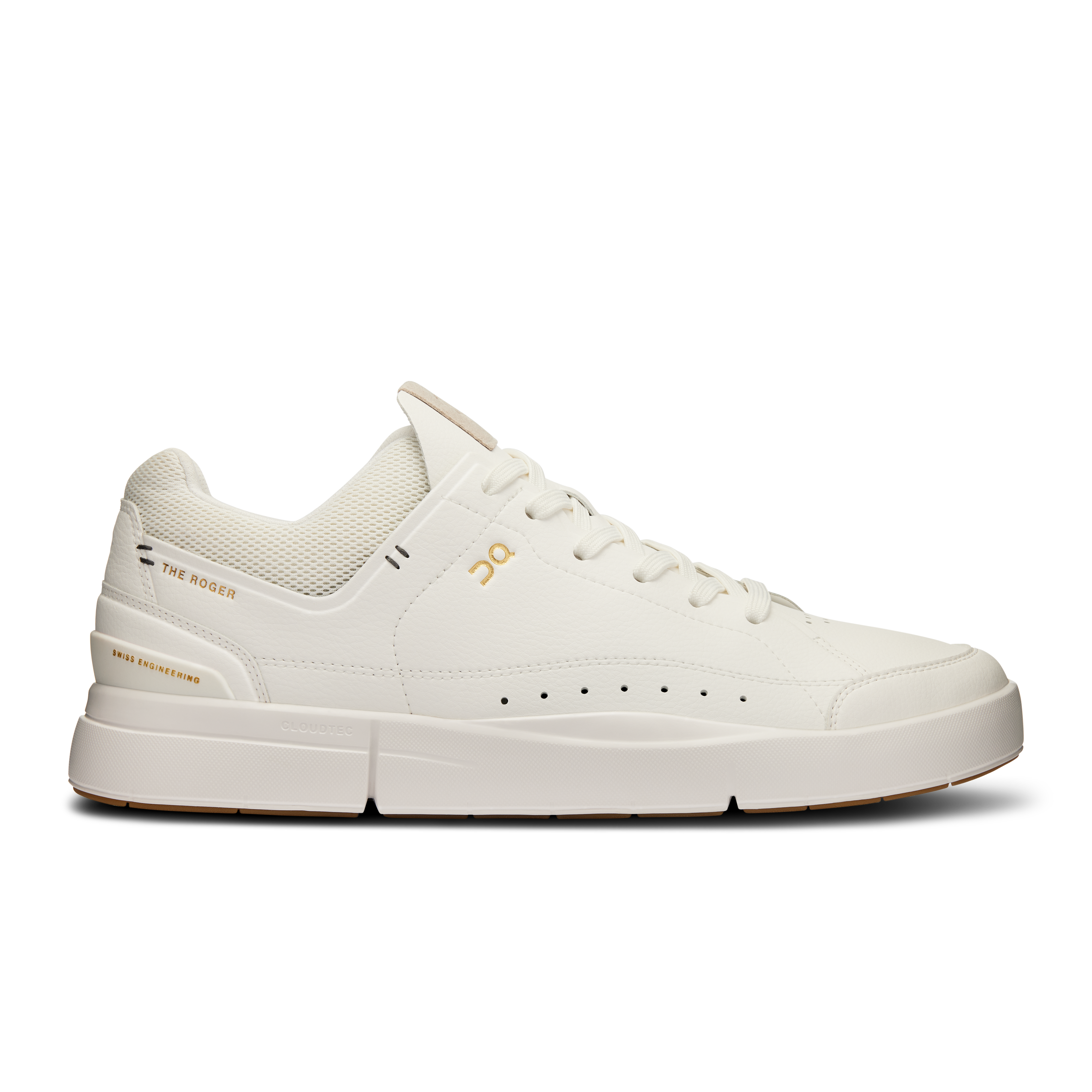 On The Roger Centre Court White Gum Grey Stitch