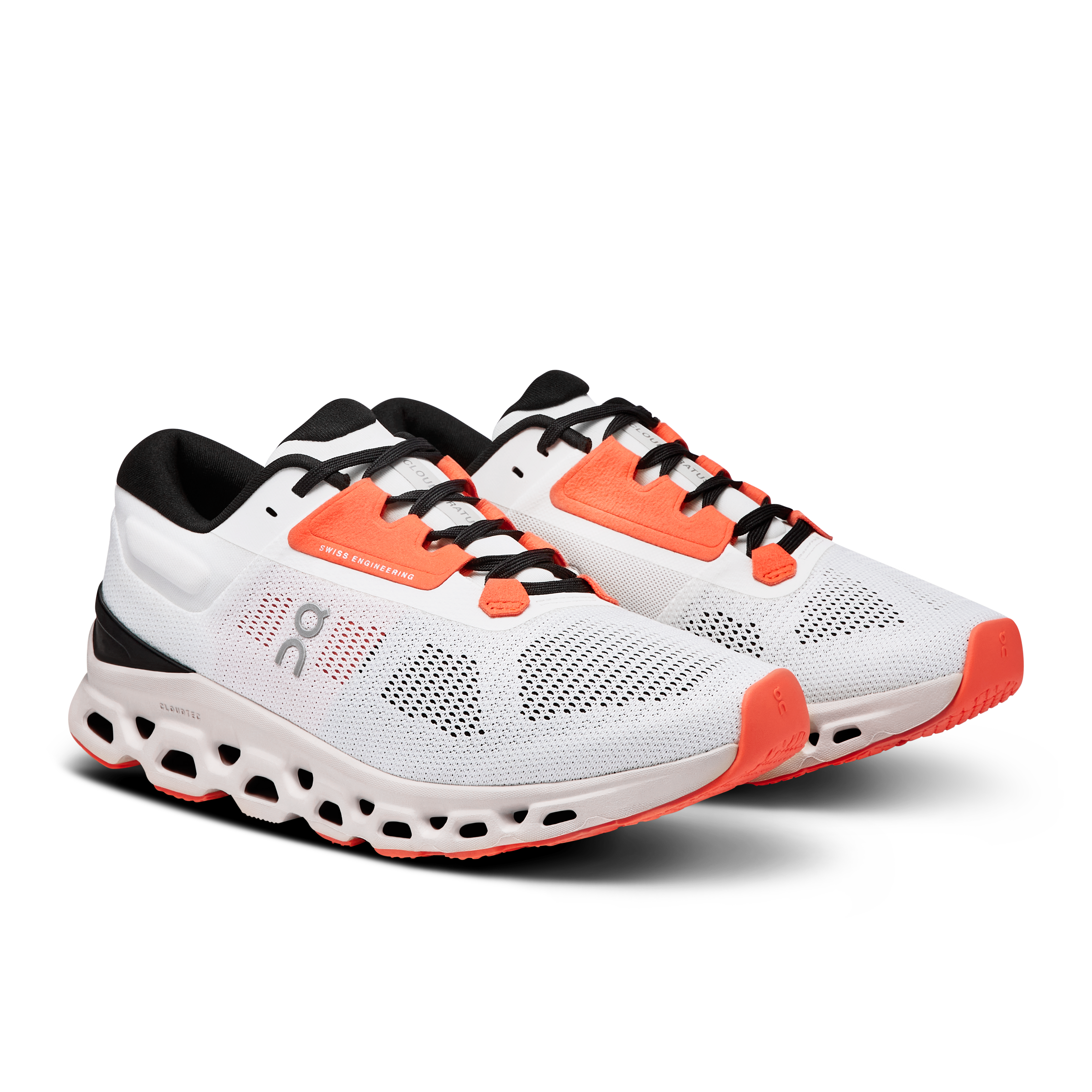 On CloudStratus 3 Undyed White Sand Orange (Women's)