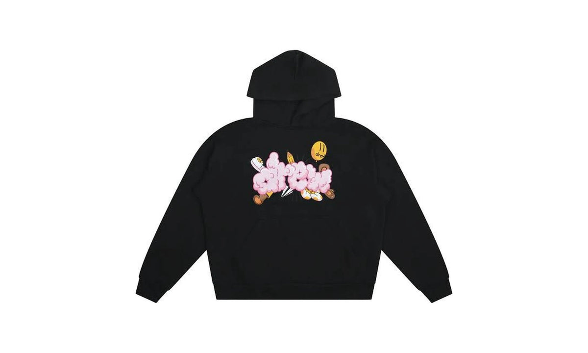 Drew Hoodie - Black Doodle