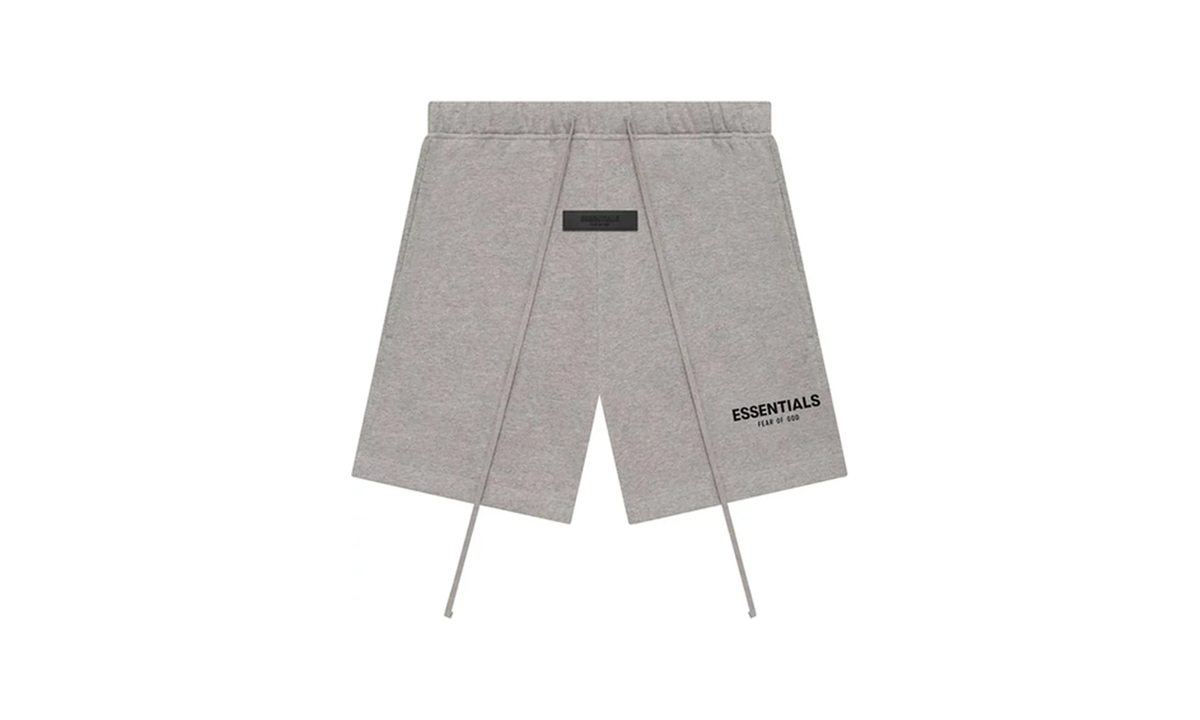 Essentials Shorts SS22 Flocked - Dark Oatmeal