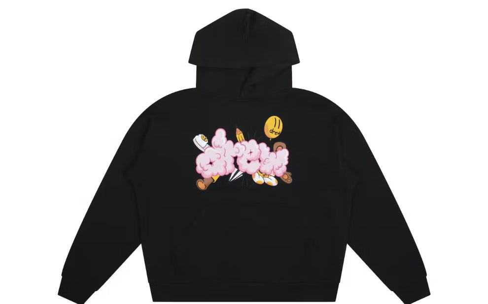 Drew House Doodle Joy Hoodie Black