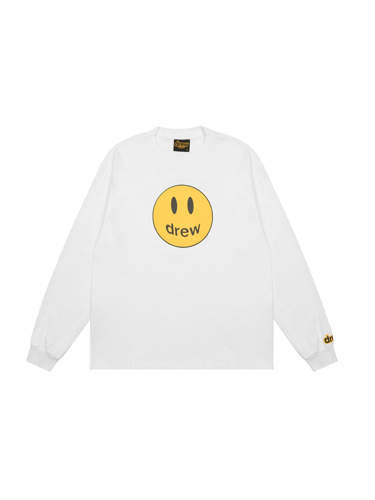 Drew House Mascot Basic Full Sleeve White