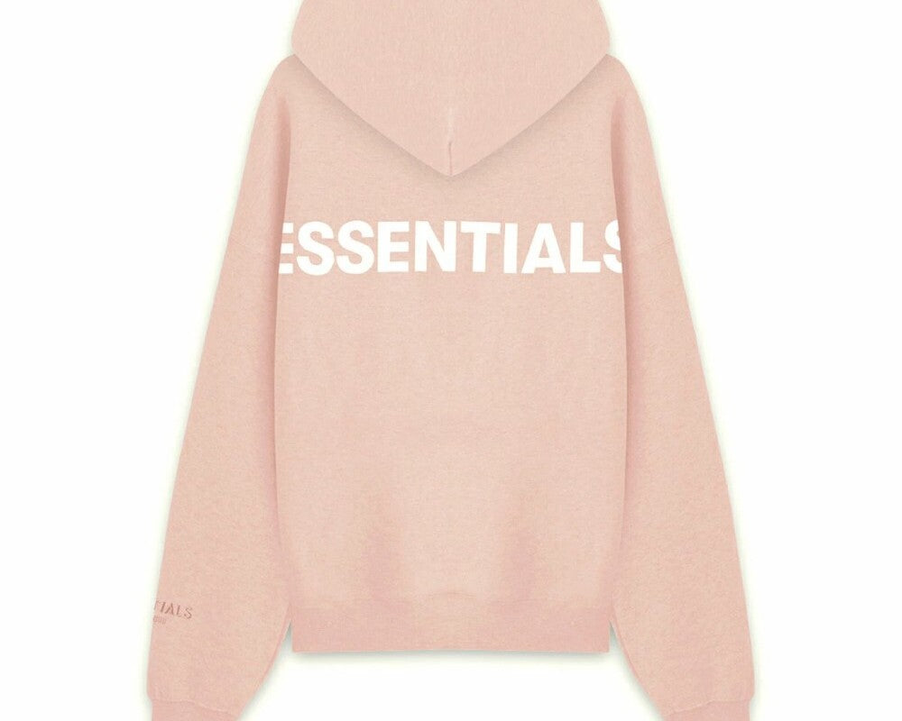 Essentials Pink 3M Logo Pullover Hoodie Blush
