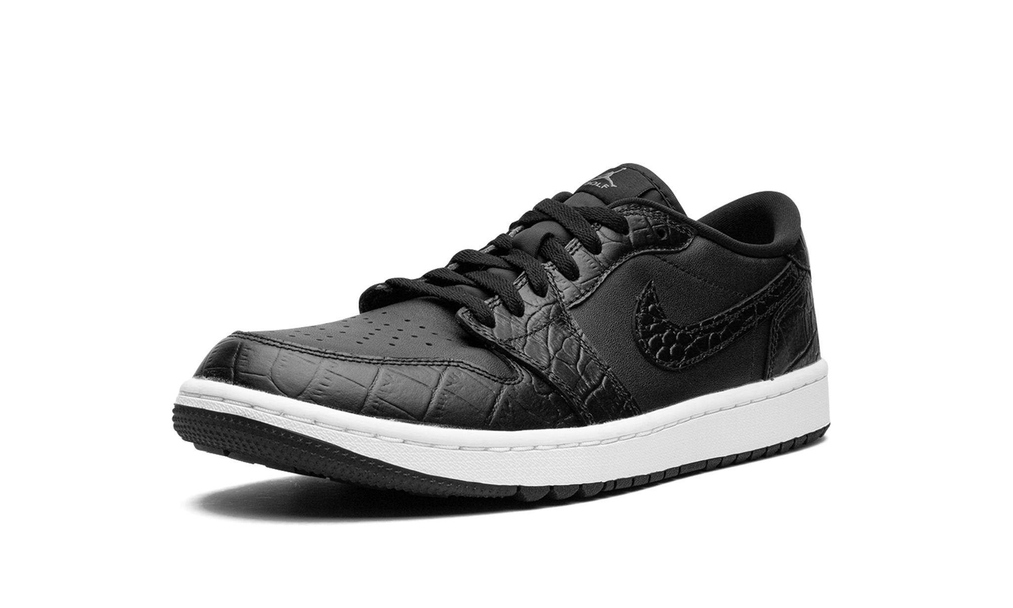 Air Jordan 1 Low Golf Black Croc