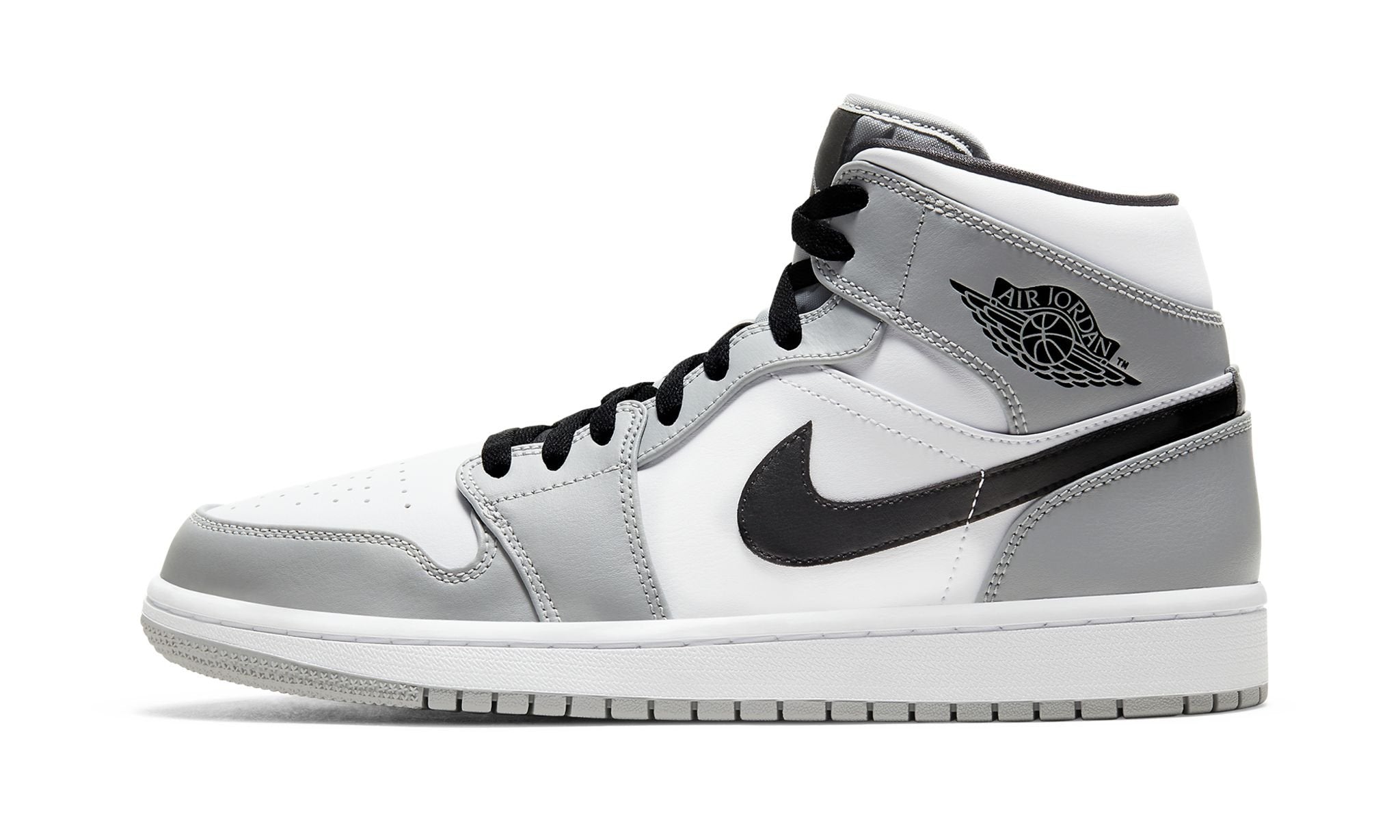 Air Jordan 1 Mid Light Smoke Grey