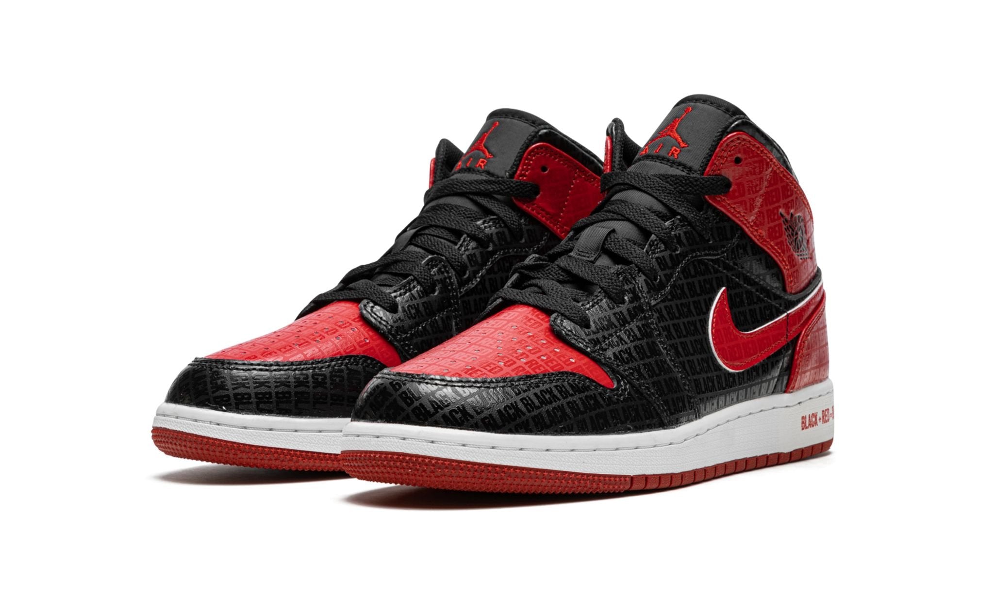 Air Jordan 1 Mid Bred Text (GS)