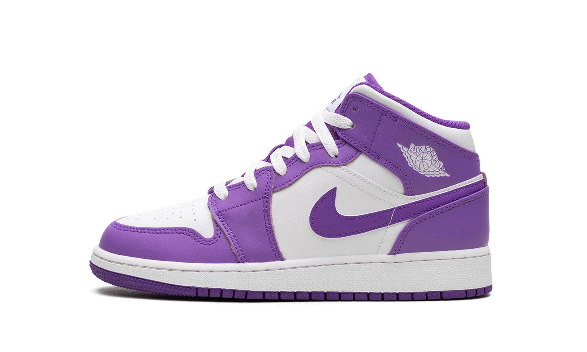 Air Jordan 1 Mid Purple Venom GS