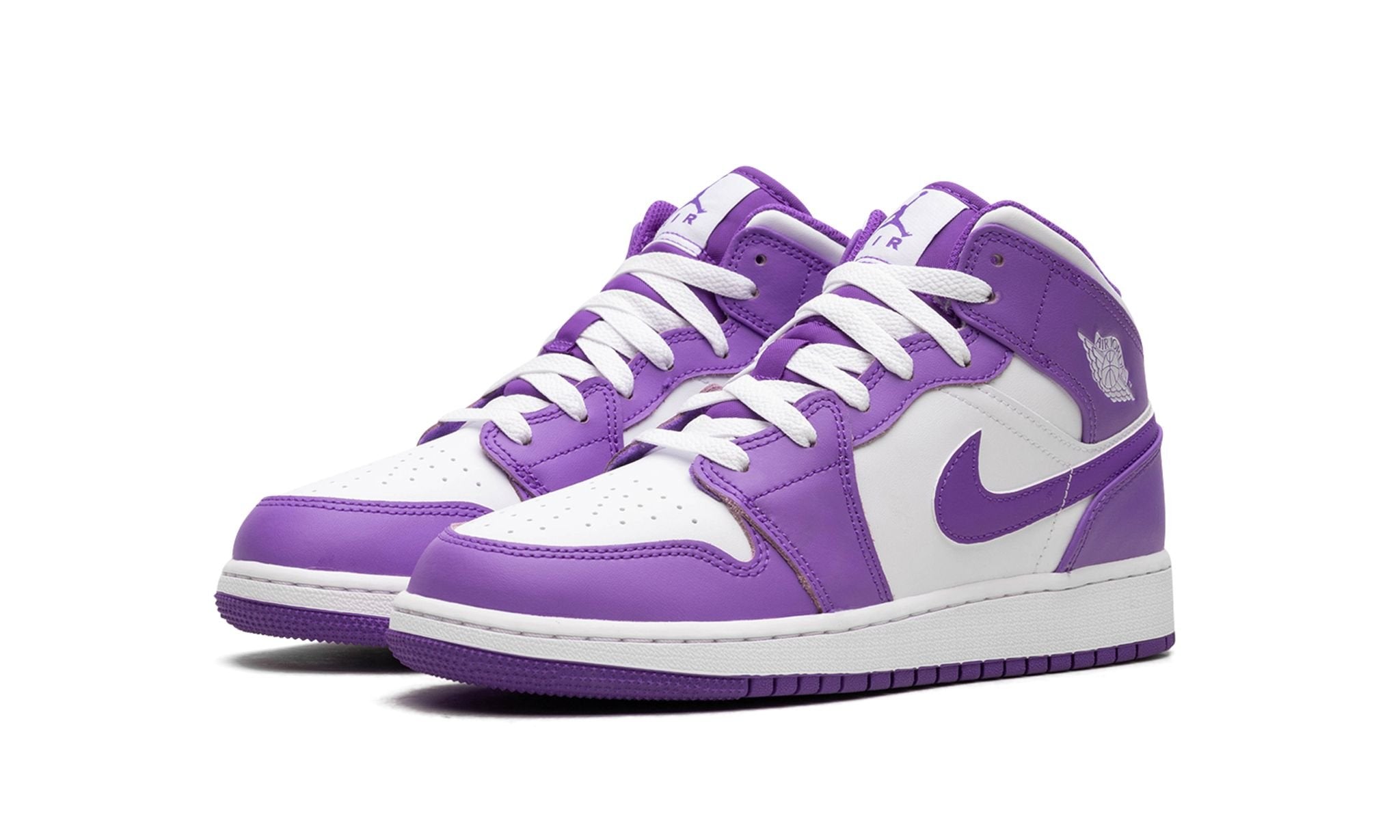 Air Jordan 1 Mid Purple Venom GS