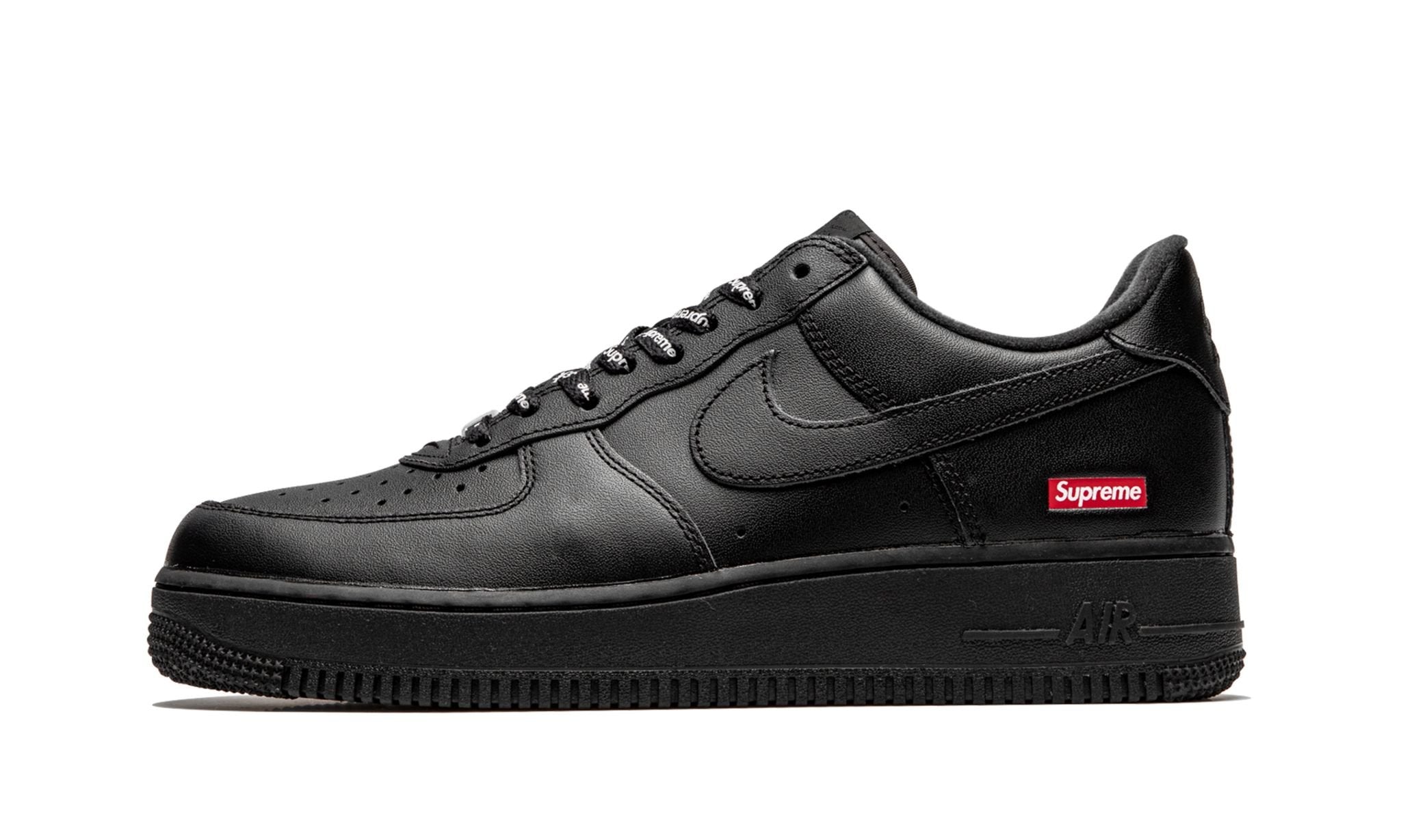 Supreme X Air Force 1 Low Box Logo  Black