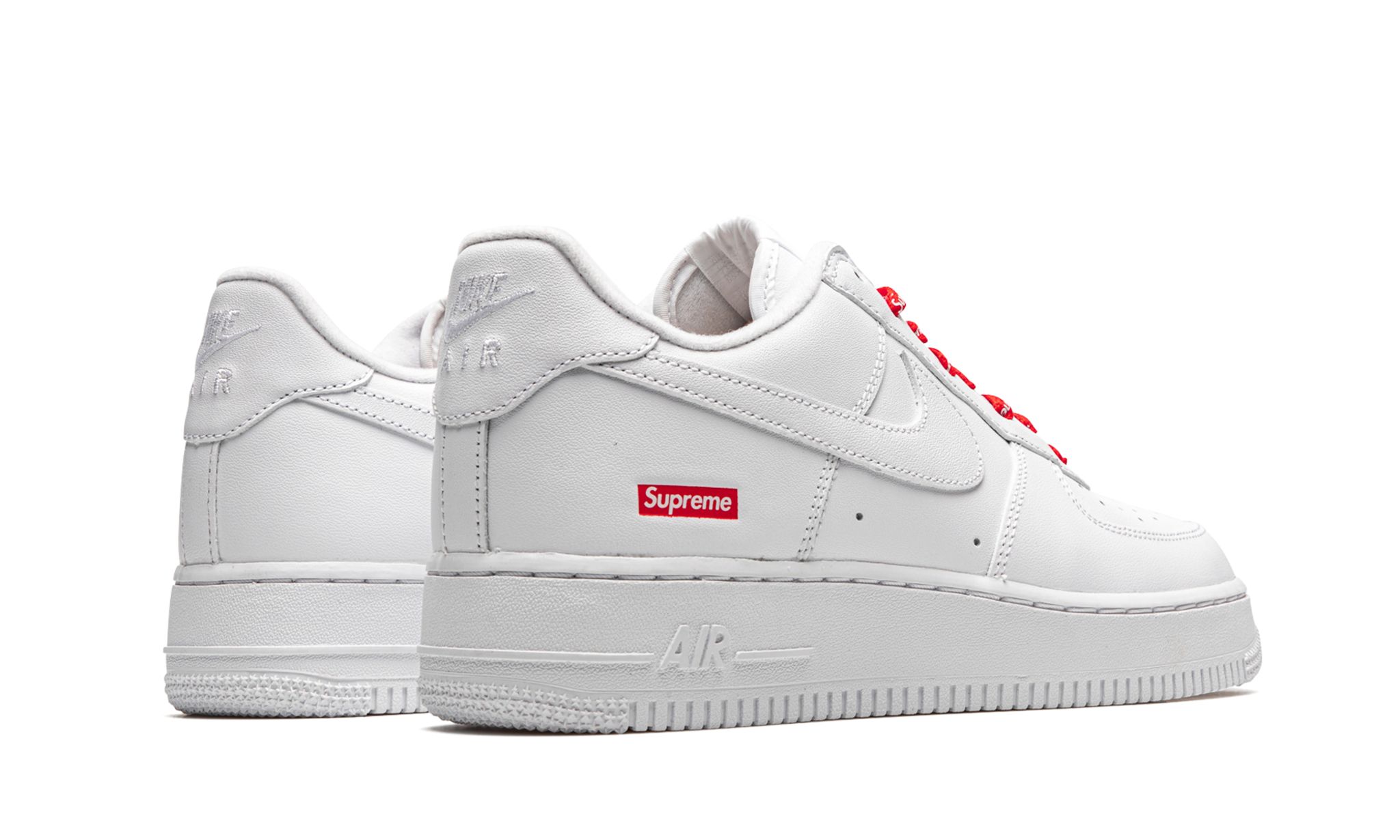 Supreme X Air Force 1 Low Box Logo  White