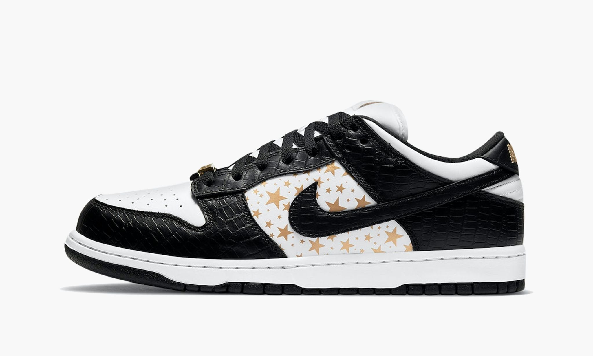 Sb Dunk Low Supreme Stars Black