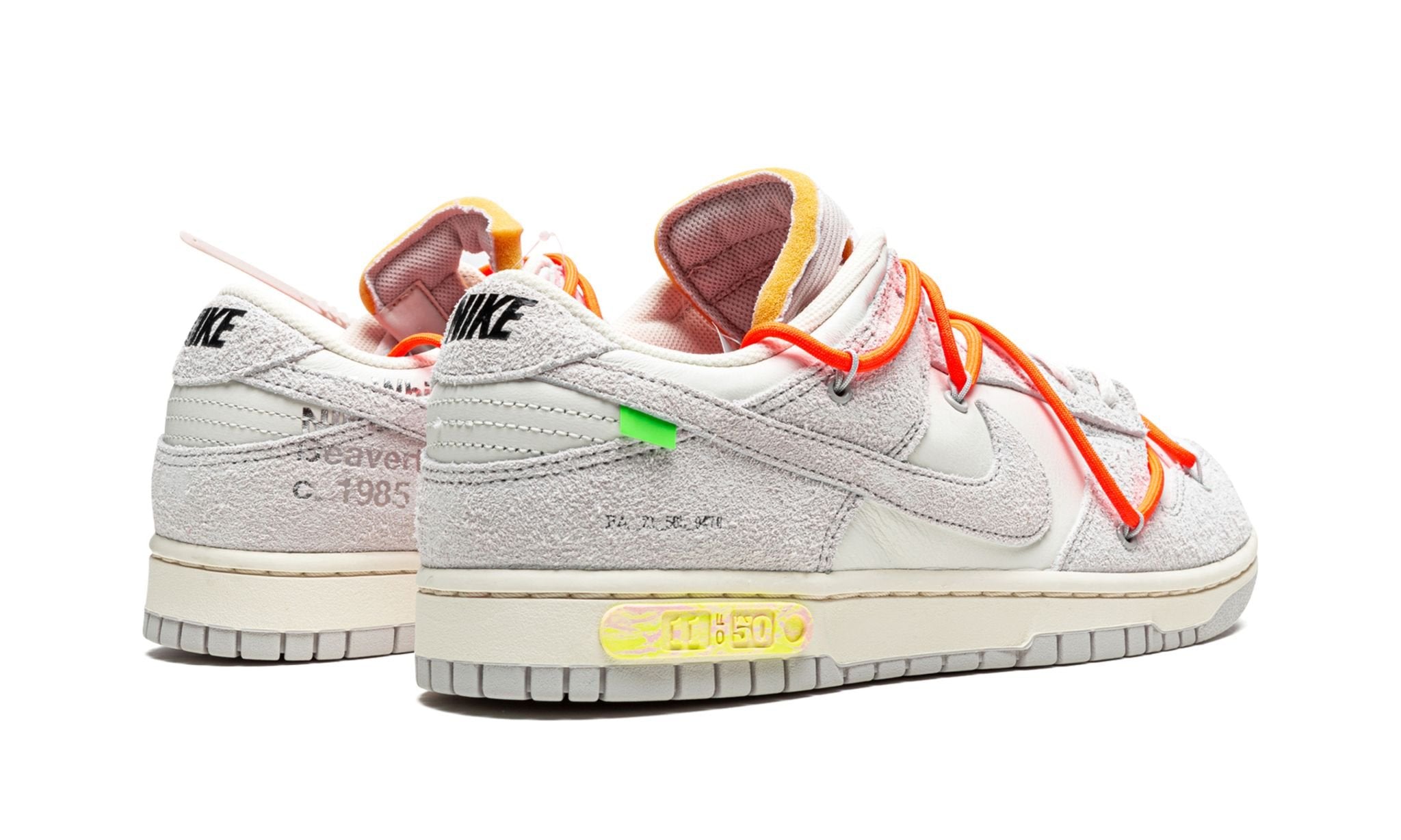 Off-White x Dunk Low 'Lot 11 of 50'